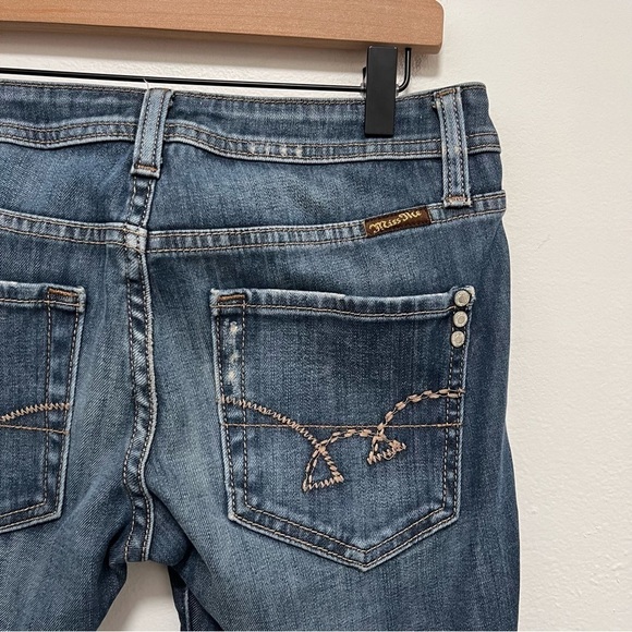MISS ME Y2K Low Rise Cropped Capri Jeans Size 28 - Picture 7 of 16